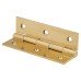 Solid Drawn Butt Cabinet Hinge - 75 x 40 x 2.0mm - Polished Brass - Pair Solid Drawn Butt Cabinet Hinge - 75 x 40 x 2.0mm - Polished Brass - Pair