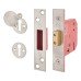 UNION 2101 5 Lever Deadlock - Keyed Alike Number KA1 - 77mm Case - 57mm Backset - Satin Chrome