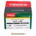 TIMCO Classic Pozi Countersunk Wood Screws - 4.0 x 45mm - Yellow Zinc - Pack of 200