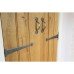 Olde Forge Bean D-Bar Door Pull Handle - Screw Fix - 75mm Centres - Pewter