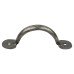 Olde Forge Bean D-Bar Door Pull Handle - Screw Fix - 75mm Centres - Pewter
