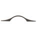 Crofts & Assinder Malvern Bow Cabinet Pull Handle - 96mm Centres - Brushed Iron