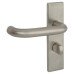 Exel Satin Stainless Steel 19mm Return to Door Bathroom Door Handle - Square - 57mm c/c - LH Exel Satin Stainless Steel 19mm Return to Door Bathroom Door Handle - Square - 57mm c/c - LH