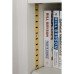 Exel Flat Bookcase Strip - 1829 x 19mm - Electro Brass Plated