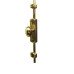 Hampstead French Style Oval Knob Locking Espagnolette Bolt - 2400 x 38mm - Polished Brass