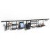 Emuca Titane Kitchen Wall Hanging Profile Knife Holder - Anthracite Grey