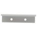Exel Vora Lipped Edge Cabinet Pull Handle - 32mm Centres - Brushed Aluminium
