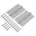 Eclipse Ball Bearing Grade 7 Butt Fire Door Hinge - 102 x 67 x 2mm - Polished Stainless Steel - Pair