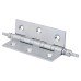 Finial Washered Butt Door Hinge - 75 x 50 x 2mm - Satin Chrome - Pair