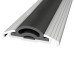 Sealmaster Cyclone Seal - 2100mm Length - TES Threshold - Inward Opening Doors - Silver