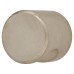 Exel Solid Turned Cylinder Cabinet Knob - 30mm Diameter - Satin Stainless Steel