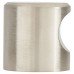 Exel Solid Turned Cylinder Cabinet Knob - 30mm Diameter - Satin Stainless Steel