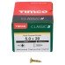 TIMCO Classic Pozi Countersunk Wood Screws - 5.0 x 20mm - Yellow Zinc - Pack of 200