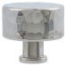 Alexander & Wilks Leila Hammered Round Cabinet Knob - 35mm Diameter - Polished Nickel