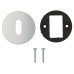 Exel Puma Escutcheon - 53mm Diameter - Keyhole - Satin Aluminium Exel Puma Escutcheon - 53mm Diameter - Keyhole - Satin Aluminium