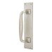 Exel Brewery Offset Door Pull Handle on Plate - Screw Fix - 305 x 63mm - Satin Aluminium Exel Brewery Offset Door Pull Handle on Plate - Screw Fix - 305 x 63mm - Satin Aluminium