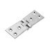 Counter Flap Hinge - 100 x 40 x 3mm - Satin Chrome - Pair Counter Flap Hinge - 100 x 40 x 3mm - Satin Chrome - Pair