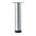 Rothley Round Adjustable Cabinet Furniture Leg - 32 x 800mm - Silver Grey