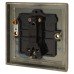 Knightsbridge 10AX 1 Gang 2 Way Light Switch - Antique Brass