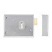 Exel Rim Deadlock - 105 x 80mm - Satin Chrome