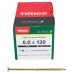 TIMCO Classic Pozi Countersunk Wood Screws - 6.0 x 130mm - Yellow Zinc - Pack of 100 TIMCO Classic Pozi Countersunk Wood Screws - 6.0 x 130mm - Yellow Zinc - Pack of 100