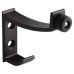 Premier Hat & Coat Hook - 12-13mm Panels - Black Textured