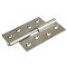 Steel Lift-Off Butt Door Hinge - 100 x 67mm - Left Hand - Bright Zinc Plated