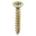 TIMCO Velocity Pozi Countersunk Wood Screws - 4.0 x 25mm - Yellow Zinc - Pack of 200