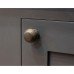 From The Anvil Beehive Round Cabinet Knob - 30mm Diameter - Aged Bronze