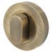 Hampstead Oval Bathroom Turn & Release - 52mm Diameter - Antique Brass