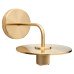 Exel Savaneta Knurled Indoor Wall Light - Satin Brass Fittings and Plate