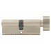 Union 6 Pin 80mm Euro Thumbturn Cylinder - 40 Turn + 40mm - Satin Nickel - Keyed to Differ