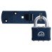 Squire Garage Lock Set - Padlock And Hasp - 152mm Length - 12.5mm Shackle - Blue