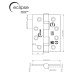 Eclipse Ball Bearing Grade 13 Butt Fire Door Hinge - 102 x 76 x 3mm - Matt Black - Pack of 3