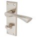 Serozzetta by Carlisle Brass Satin Nickel Bathroom Door Handle - Venti Range - 150 x 50mm Serozzetta by Carlisle Brass Satin Nickel Bathroom Door Handle - Venti Range - 150 x 50mm