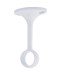 Rothley 19mm Hanging Rail Centre Bracket - White