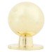 Exel Ball Cabinet Knob - 18mm Diameter - Satin Brass