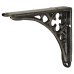 Olde Forge Clover Shelf Bracket - 125 x 100mm - Pewter Effect