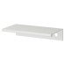 Exel Serva Lipped Edge Cabinet Pull Handle - 64mm Centres - Brushed Aluminium
