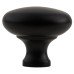 Alexander & Wilks Wade Round Cabinet Knob - 38mm Diameter - Matt Black