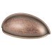 Exel Millard Cabinet Cup Handle - 76mm Centres - Antique Copper