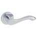 Exel Polished Chrome Door Handles on Round Rose - Scarlett Range 