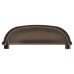 Exel Walton Cabinet Cup Handle - 76mm Centres - Antique Copper