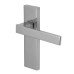 Heritage Brass by M Marcus Polished Chrome Latch Door Handle - Delta Range - 157 x 43mm