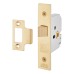 UNION 2677 Flat Pattern Mortice Latch - 77.5mm Case - 57mm Backset - Polished Brass