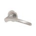 Exel Satin Stainless Steel Door Handles on Round Rose - Swept 1 Range Exel Satin Stainless Steel Door Handles on Round Rose - Swept 1 Range