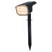 Forum Zink Byermoor 1W LED Solar Smart Hi/Lo Garden Spike Light - IP65 - RGB+W/CCT - Black 