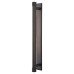 Frelan Hoxton Sturt Cabinet Handle on Rushton Backplate - 224mm Centres - Dark Bronze Frelan Hoxton Sturt Cabinet Handle on Rushton Backplate - 224mm Centres - Dark Bronze
