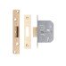ERA Viscount 5 Lever Deadlock - 64mm Case - 44mm Backset - Polished Brass