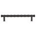 Alexander & Wilks Crispin Bamboo 15mm T-Bar Cabinet Pull Handle - 160mm Centres - Matt Black